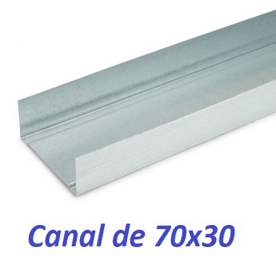 Imagen de PYL70C  Canal para tabique de 70x30