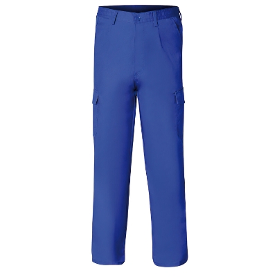 Imagen de Pantalon De Trabajo Largo, Color Azul, Multibolsillos, Resistente, Talla 40