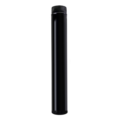 Imagen de Wolfpack Tubo de Estufa Acero Vitrificado Negro Ø 110 mm. Ideal Estufas de Leña, Chimenea, Alta resistencia, Color Negro