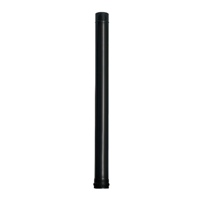 Imagen de Wolfpack Tubo de Estufa Pellet Acero Vitrificado Negro Ø 80 mm. Longitud 100 cm. Estufas de Leña, Chimenea, Alta resistencia,