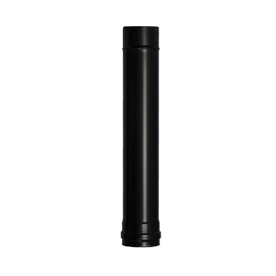 Imagen de Wolfpack Tubo de Estufa Pellet Acero Vitrificado Negro Ø 80 mm. Longitud 50 cm. Estufas de Leña, Chimenea, Alta resistencia,
