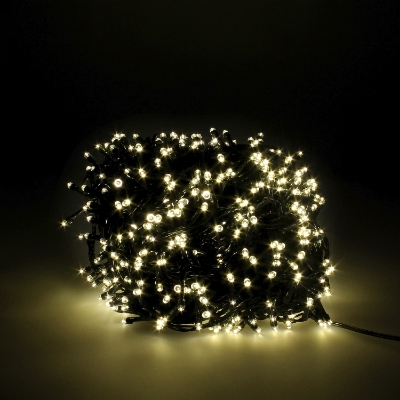 Imagen de Guirnalda Luces Navidad 1000 Leds Color Blanco Calido. Luz Navidad Interiores y Exteriores Ip44