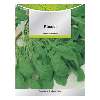 Imagen de Semillas Rucula (9 gramos) Semillas Verduras, Horticultura, Horticola, Semillas Huerto.